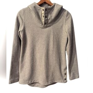 THE NORTH FACE Women's Hooded Pullover Sweatshirt Jacket Size XS Gray